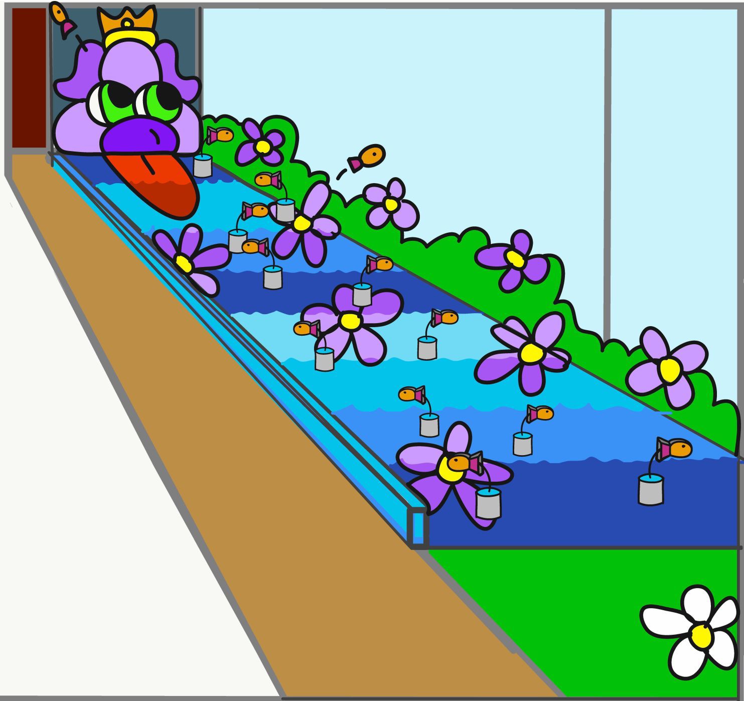 Houska Swimming with the Fishes-Golf the Galleries.jpg